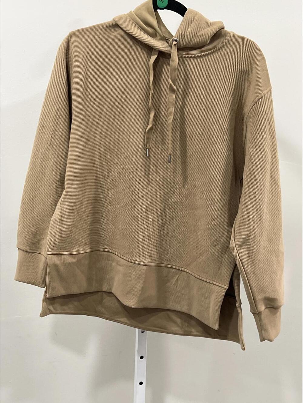 CALIA Women's Ottoman Oversized Side Slit Hoodie